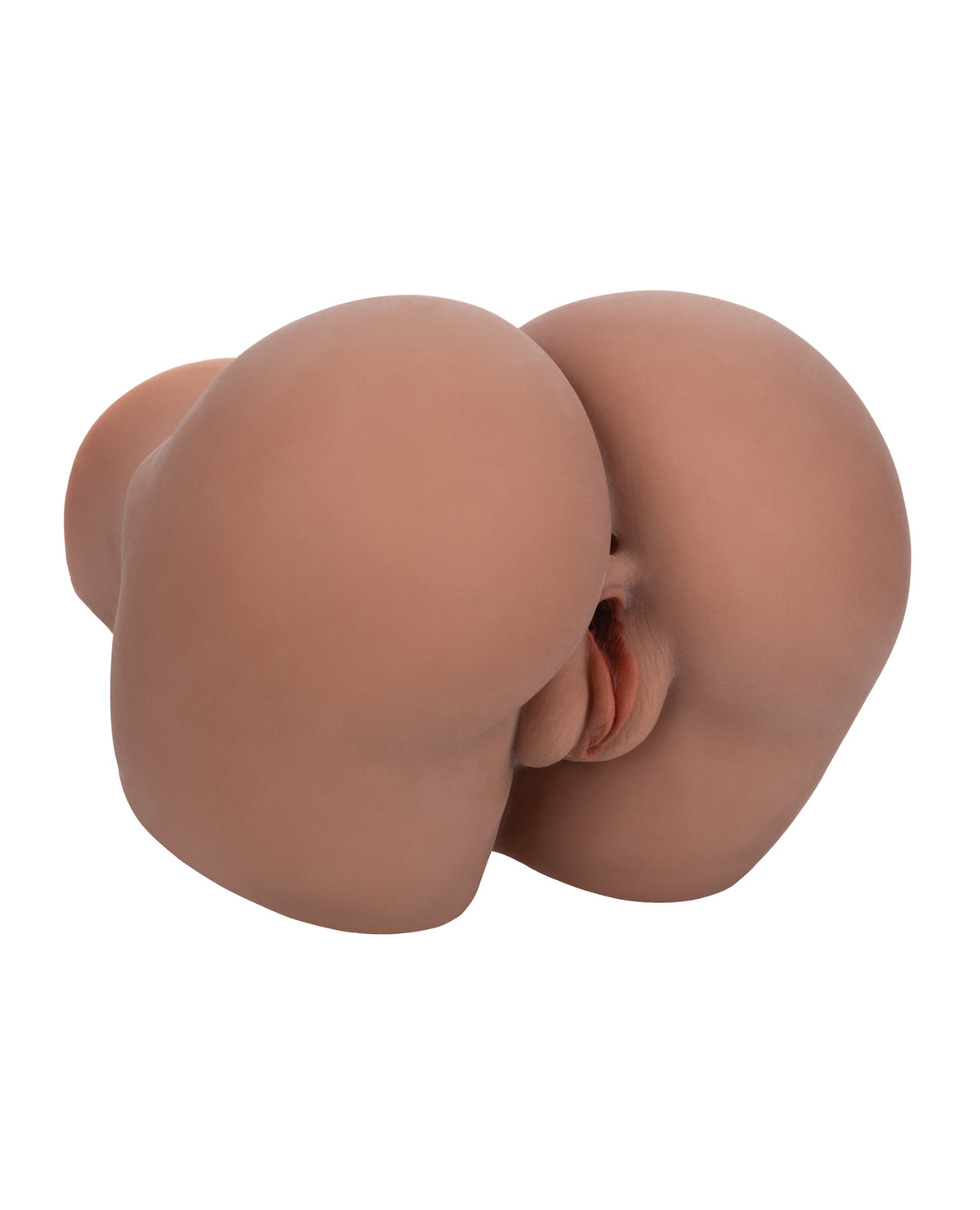 Masturbador Stroke It extrarresistente con vibración y movimiento de twerking para BBL, marrón