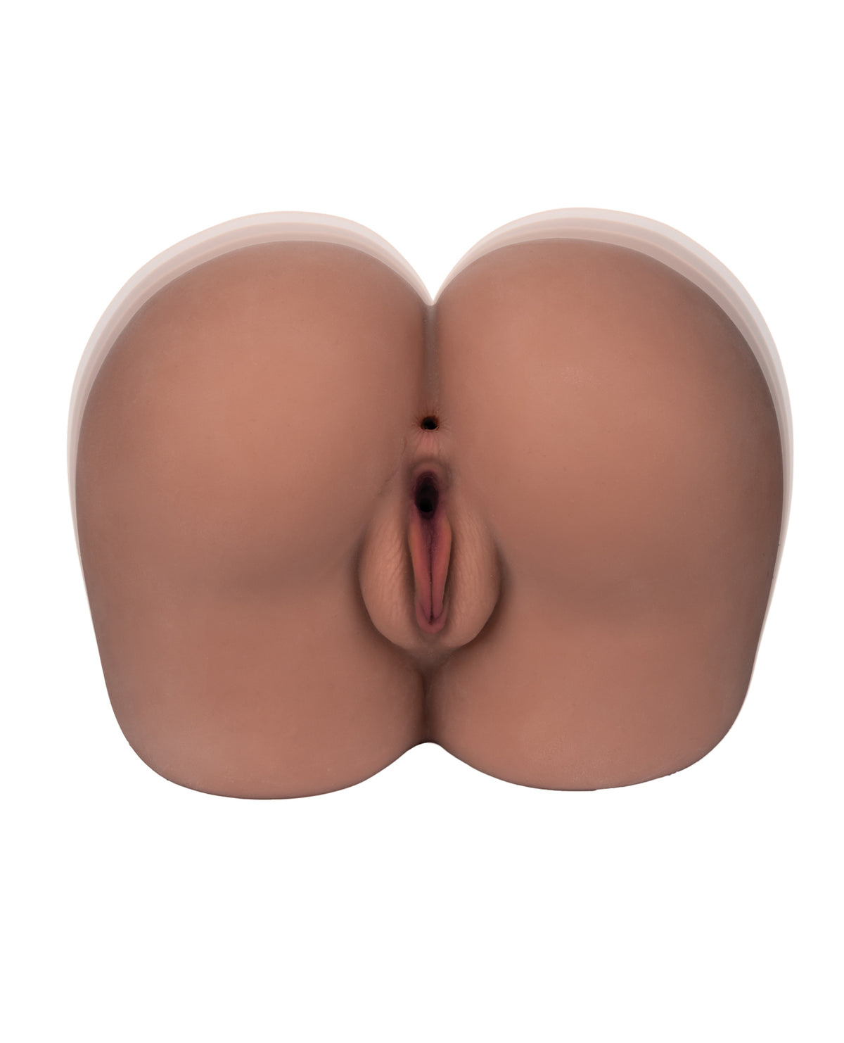 Masturbador Stroke It extrarresistente con vibración y movimiento de twerking para BBL, marrón
