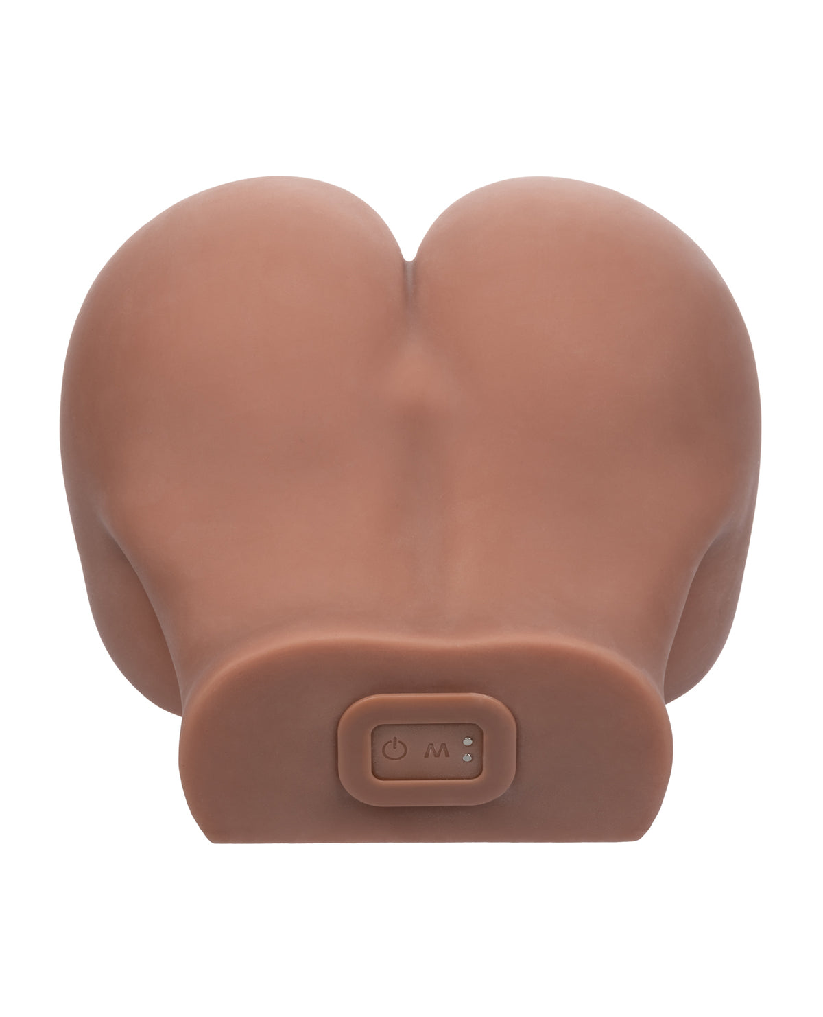 Masturbador Stroke It extrarresistente con vibración y movimiento de twerking para BBL, marrón