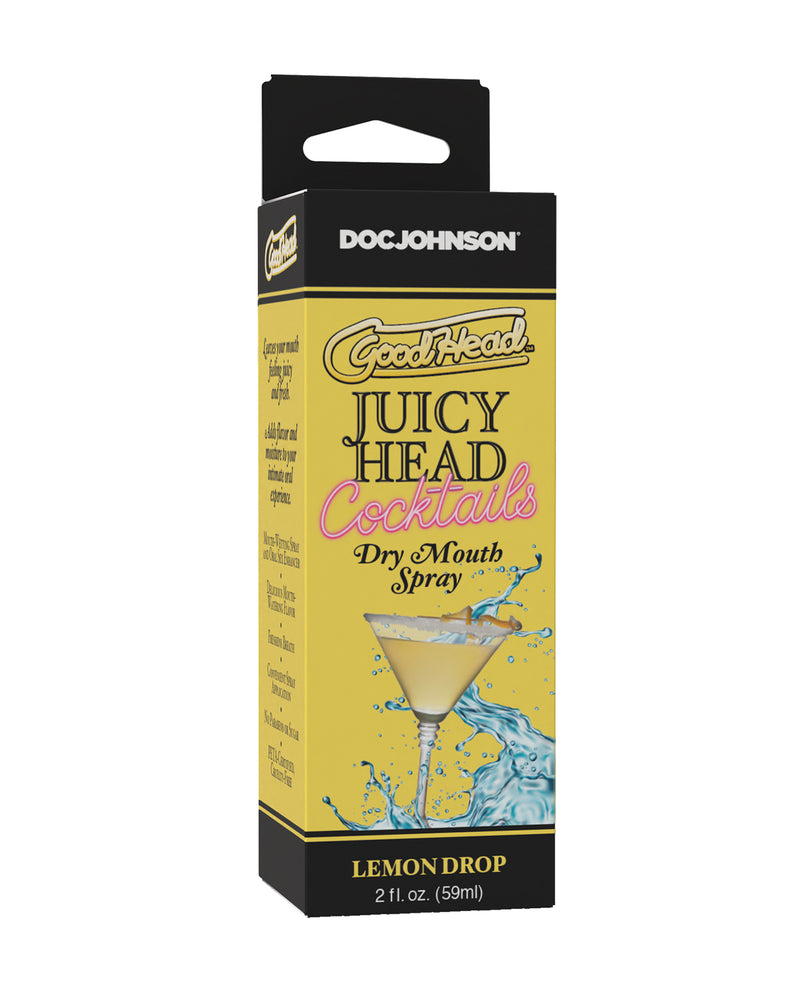 Indlæs billede i gallerifremviser, GoodHead Juicy Head Lemon Drop vegansk mundspray mod mundtørhed, der øger spytproduktionen
