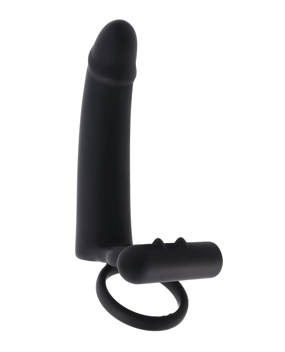 Anneau pénien vibrant portable à télécommande Gender X Full Swing, noir