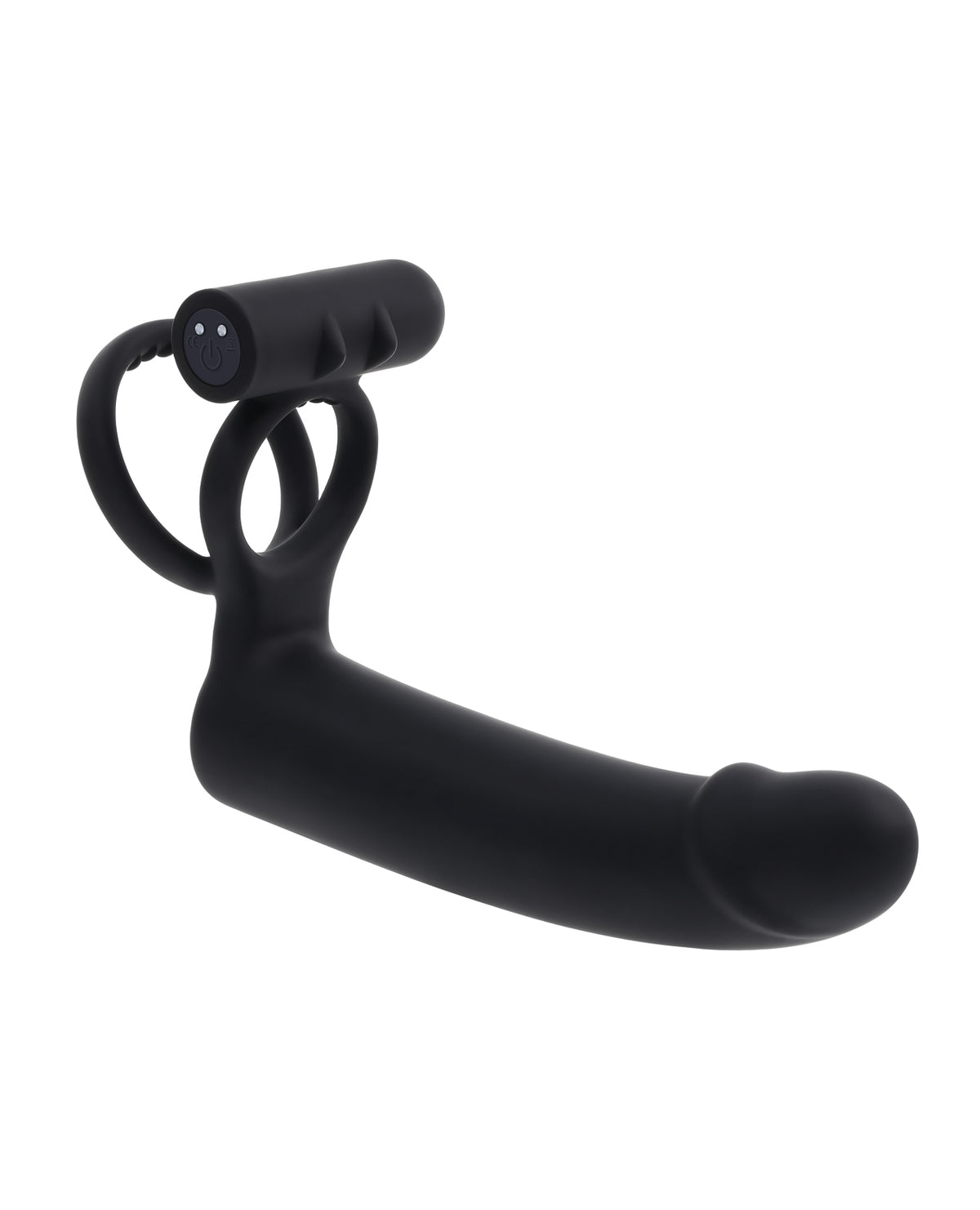 Anneau pénien vibrant portable à télécommande Gender X Full Swing, noir