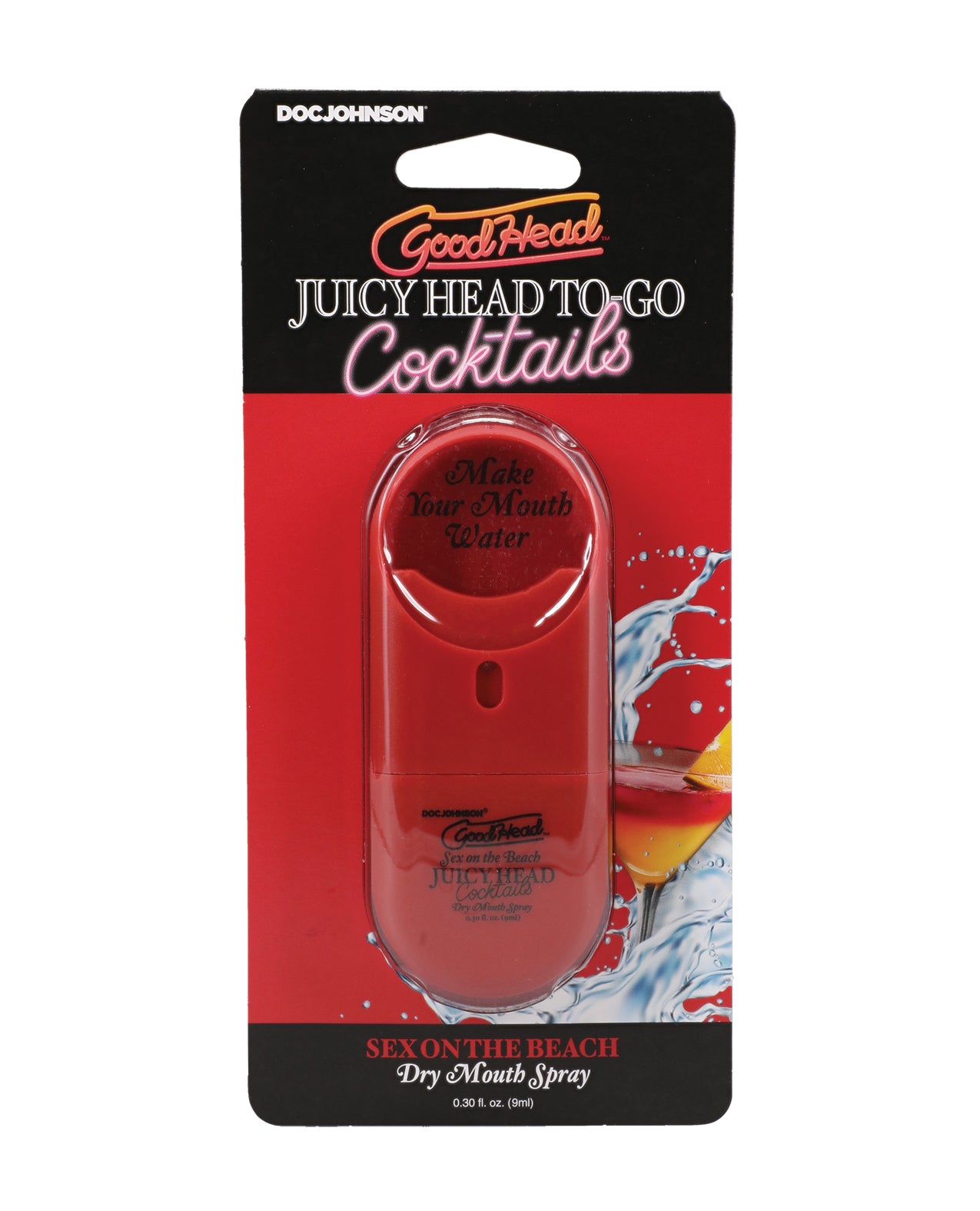GoodHead Juicy Head Sex on the Beach -sokeriton suusuihke suun kuivumiseen