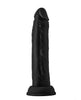 Cargue la imagen en el visor de la galería, Consolador de silicona líquida Flexiskin de doble capa Shaft Model J, 7.5 pulgadas, negro
