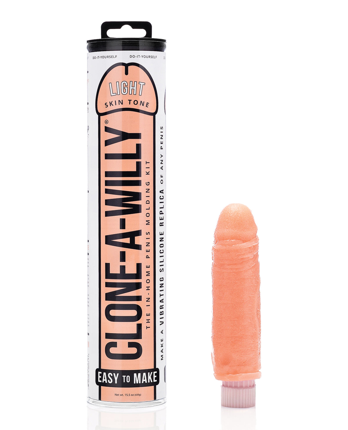 Clone A Willy Kit Vibrating Silicone DIY Sex Toy Light Skin Tone