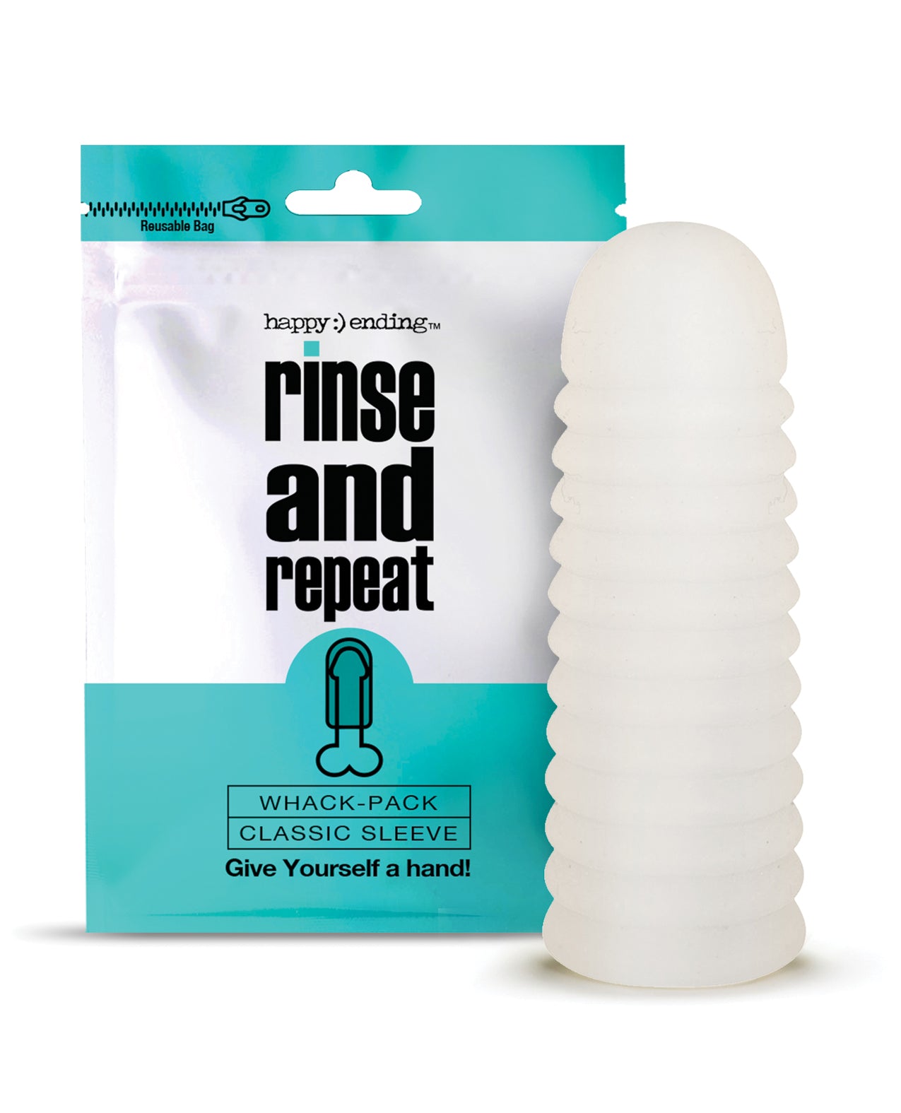 Rinse And Repeat Whack Sleeve Textured Reversible Masturbation Sleeve