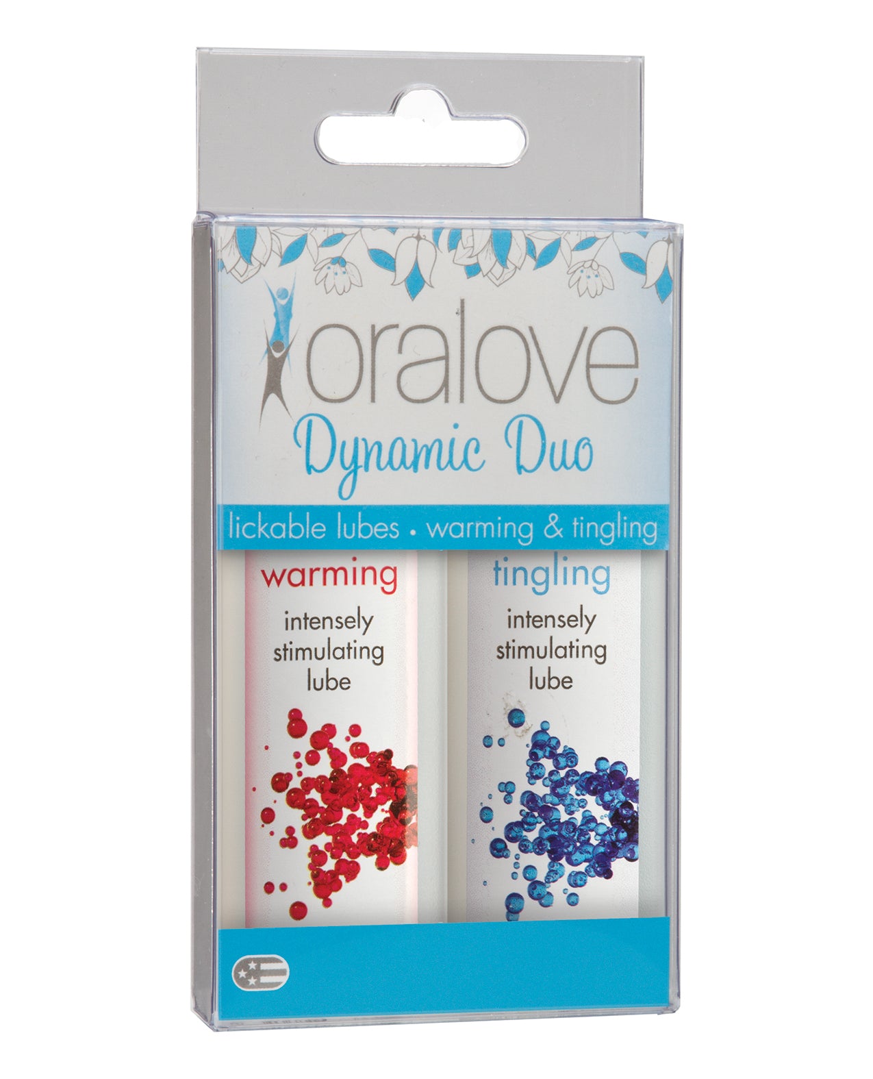 Oralove Duo de lubrifiants aromatisés délicieux - Chauffant et picotant