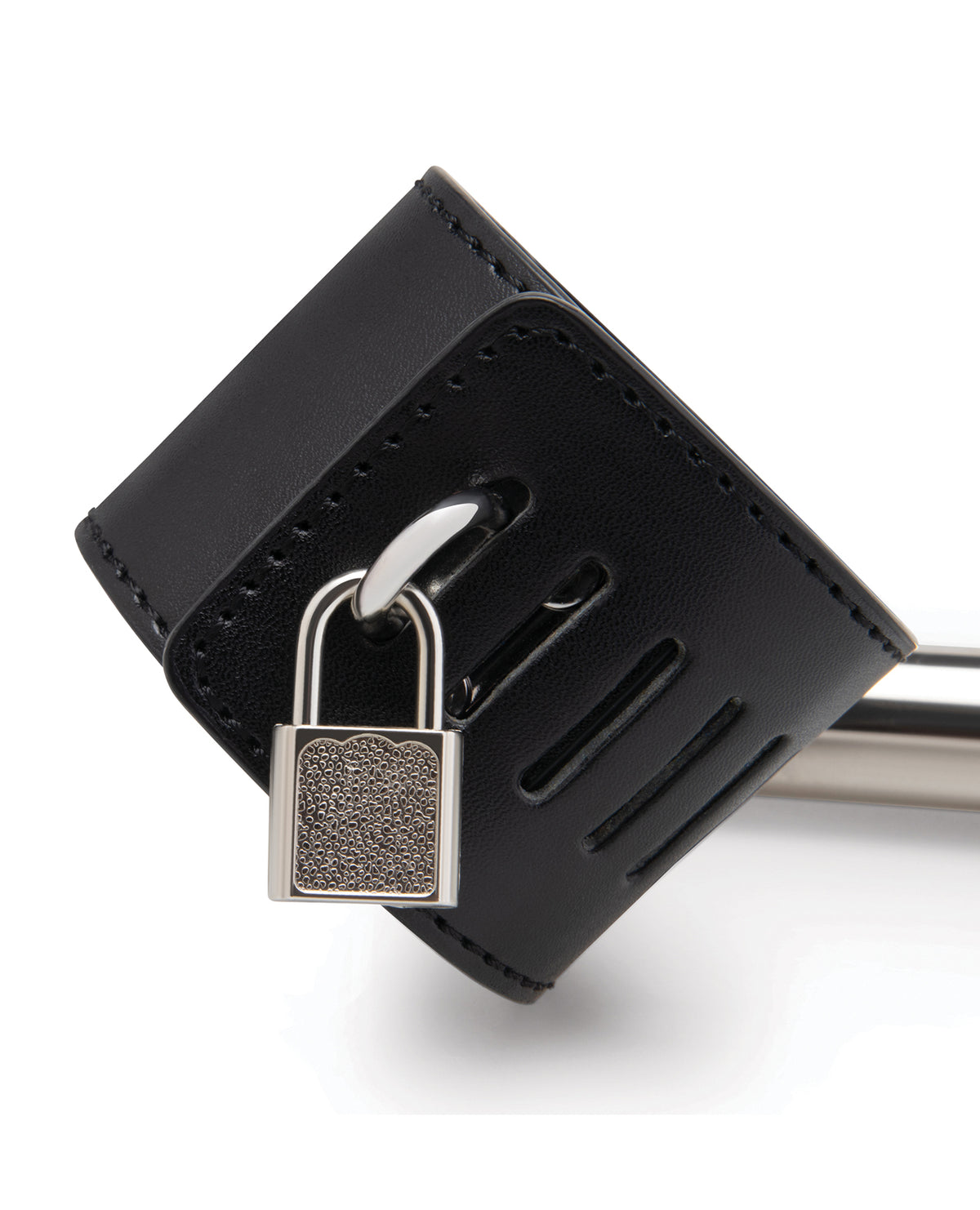 Lux Fetish Adjustable Bondage Spreader Bar With Lockable Cuffs