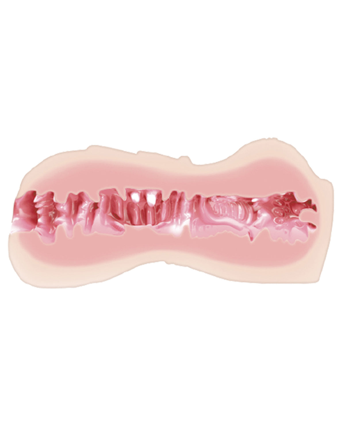 Crazy Bull No Lube Vagina Masturbator Sleeve Ivory Realistic