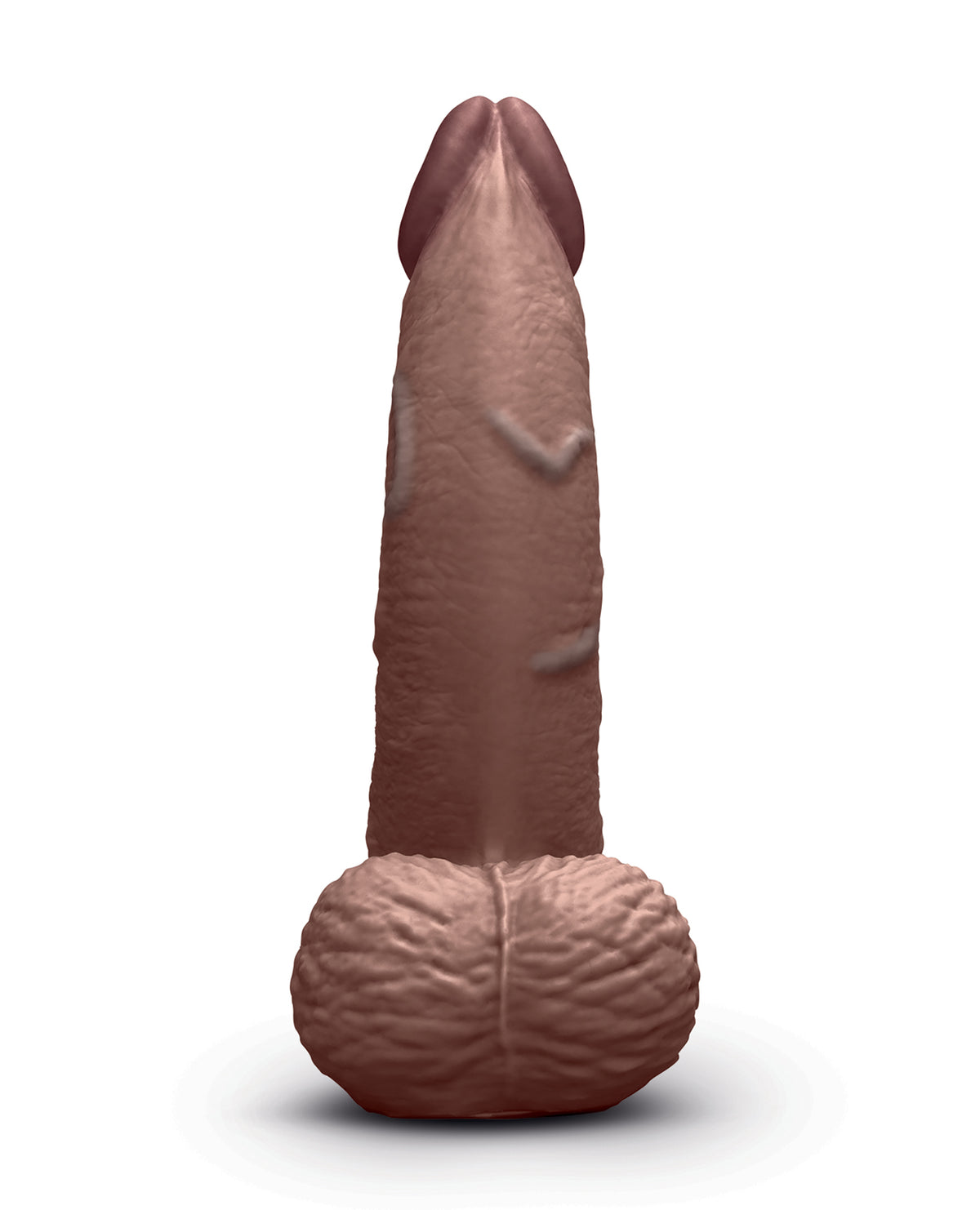 BVibe Slipskin Realistic Pressure Reactive Silicone Curvy Sleeve Brown