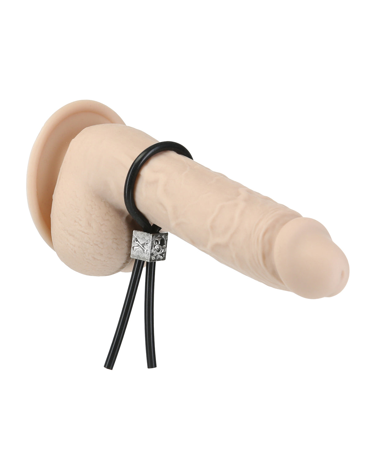 Lux Active Tether Adjustable Silicone Cock Tie Black