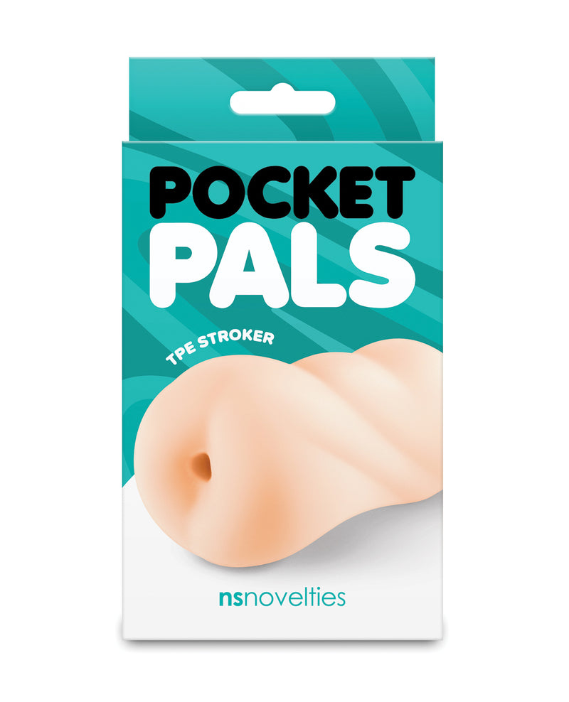 Indlæs billede i gallerifremviser, Pocket Pals realistisk analstroker i kropssikkert TPE, hvidt sexlegetøj til voksne
