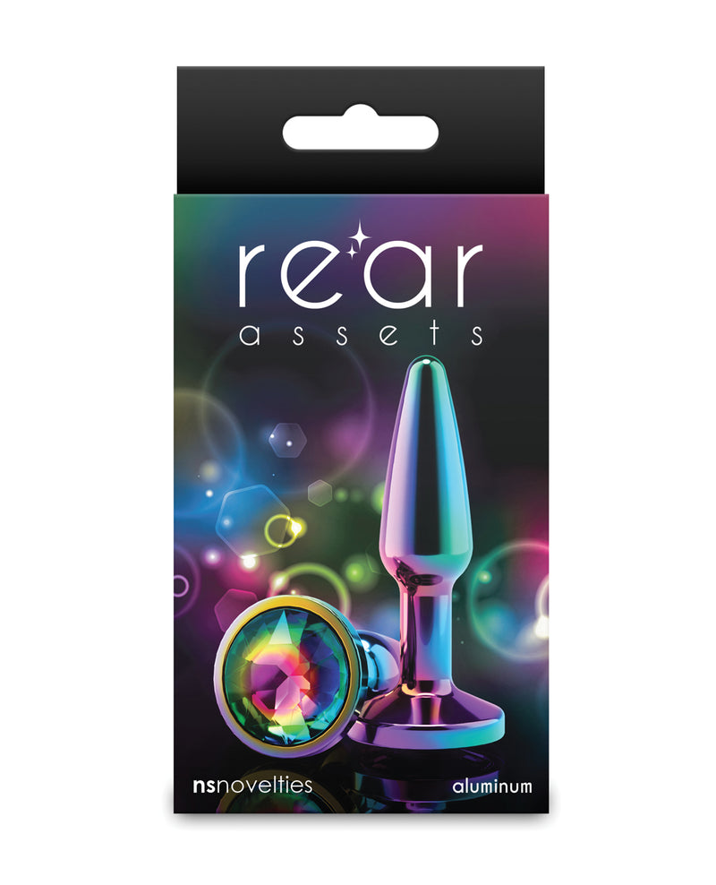 Load image into Gallery viewer, Rainbow Chrome Plated Tapered Anal Toy For Sensual Use
