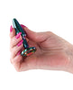 Load image into Gallery viewer, Rainbow Chrome Plated Tapered Anal Toy For Sensual Use
