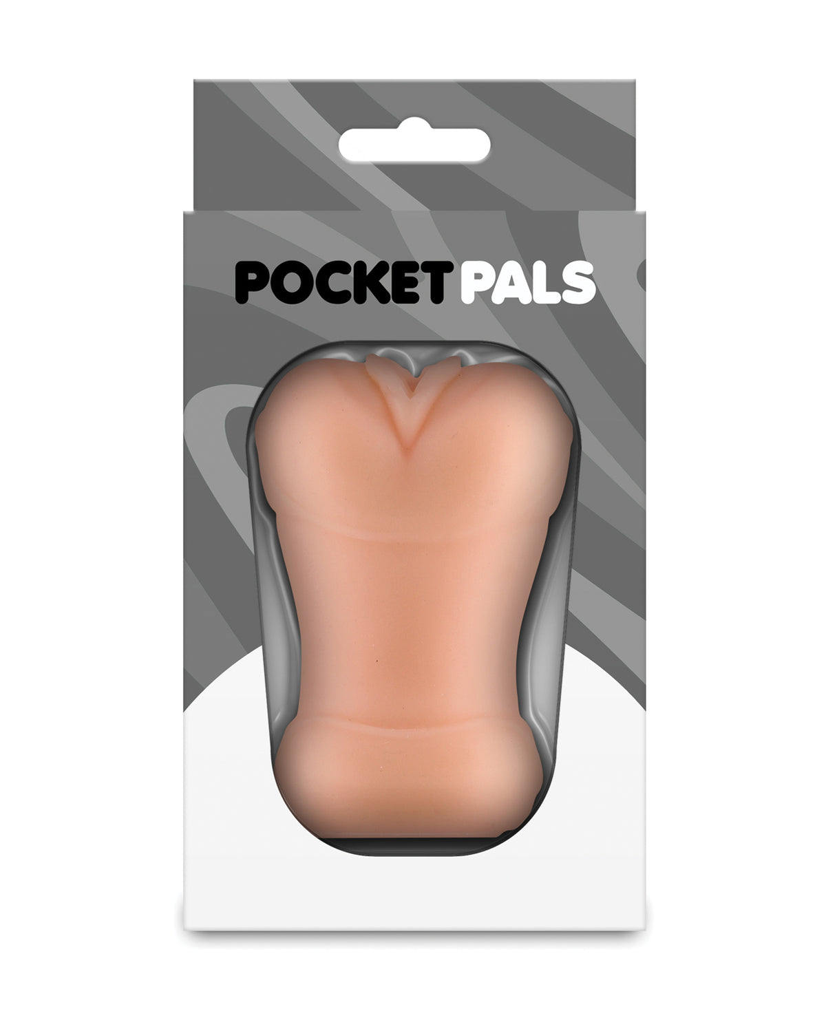 Pocket Pals vaginastroker, tan, lichaamsveilig TPE-masturbator voor mannen