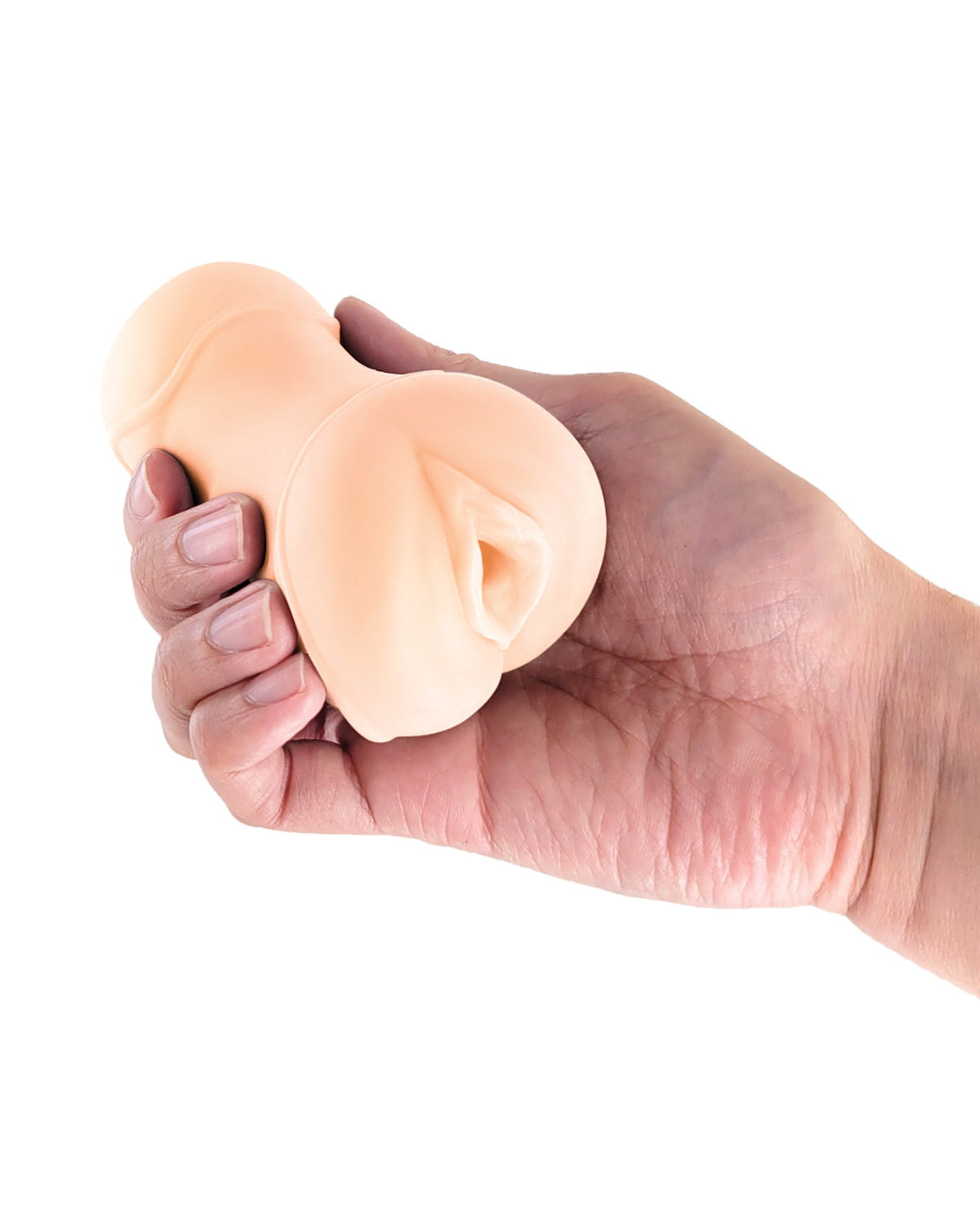 NS Novelties Pocket Pals masturbador vaginal de TPE blanco