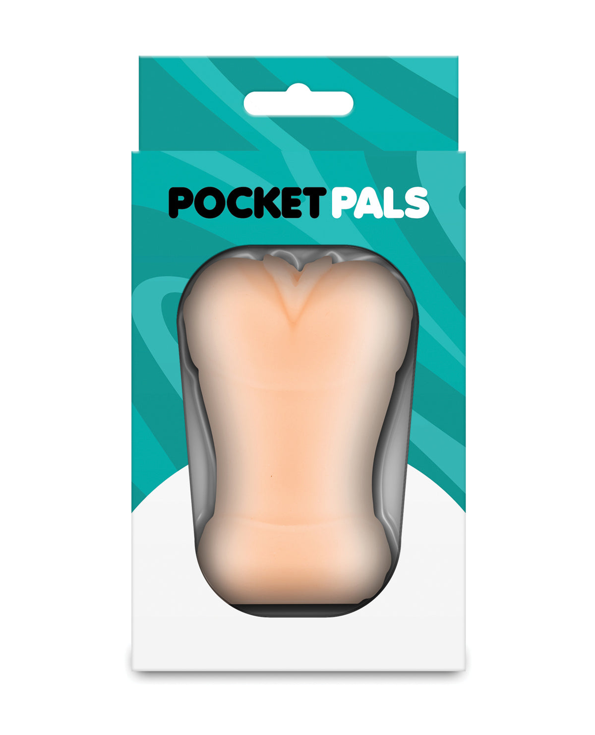NS Novelties Pocket Pals masturbador vaginal de TPE blanco