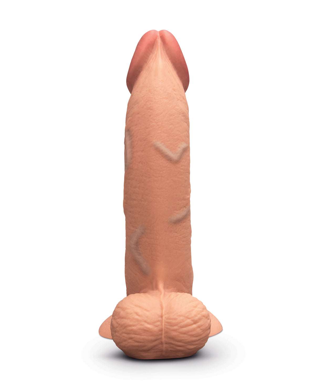 Bvibe Slipskin 9 Inch Curvy Silicone Dildo Mocha Ultra Realistic