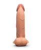 Indlæs billede i gallerifremviser, Bvibe Slipskin 9 Inch Curvy Silicone Dildo Mocha Ultra Realistic
