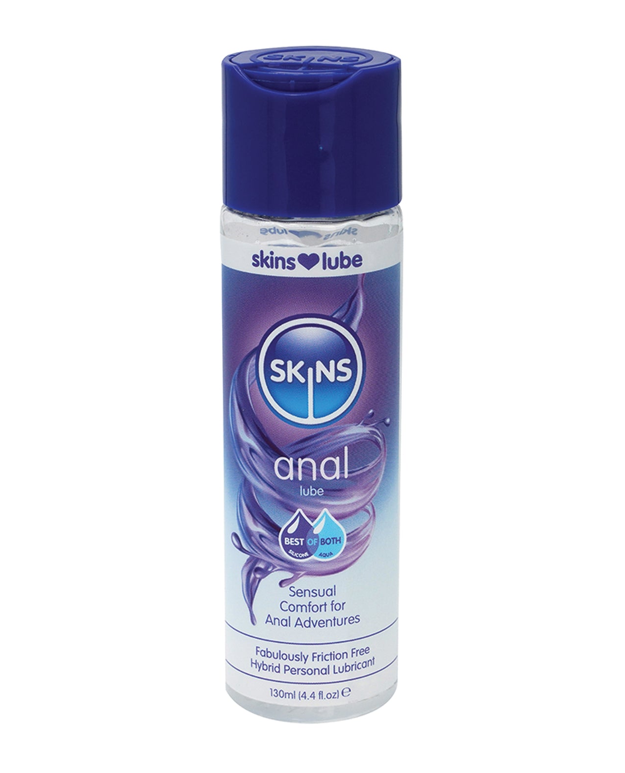 Skins Anal Silicone Lubricant Premium Hybrid Formula 4 Oz