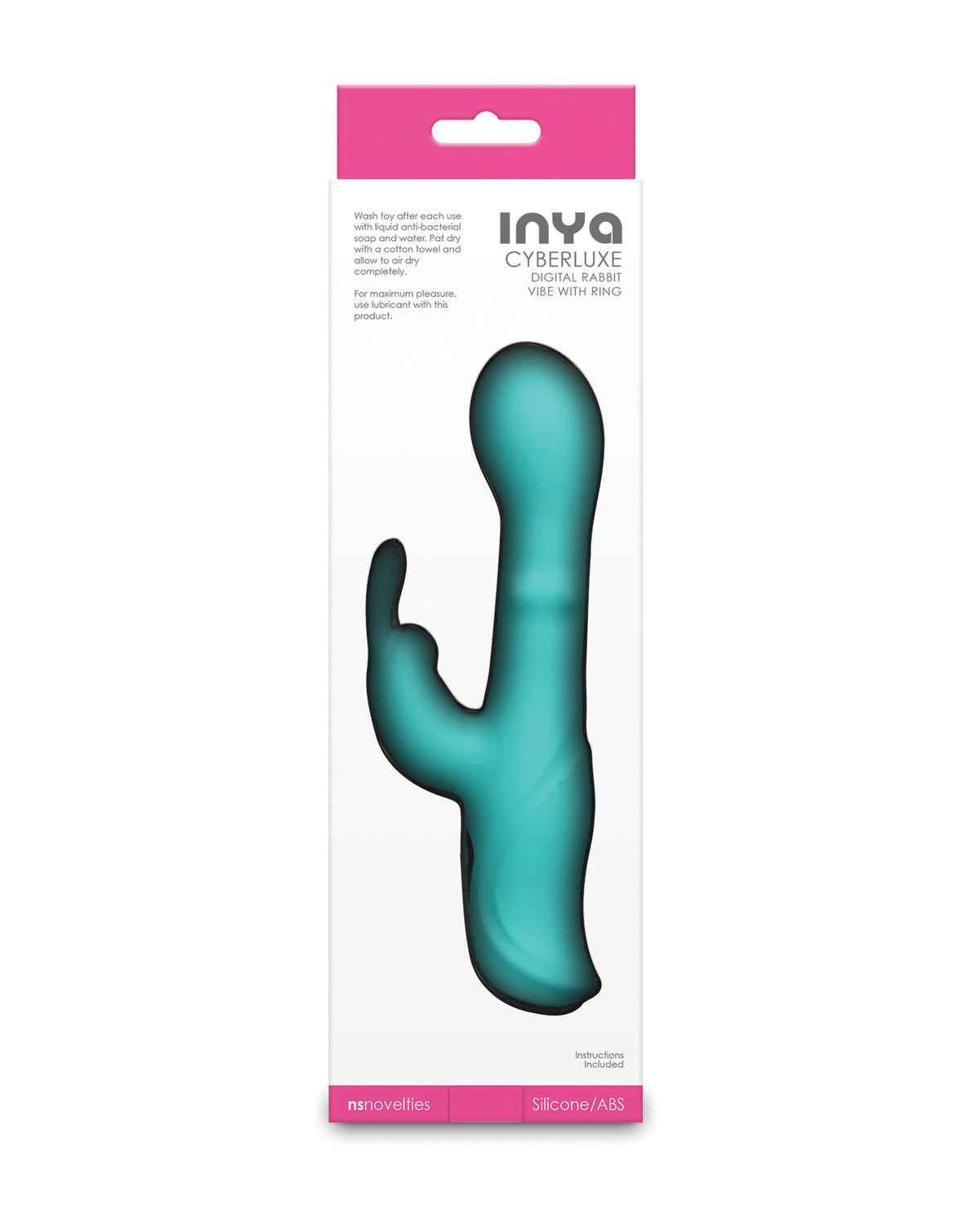 Inya Cyberluxe Rabbit Vibrator With G-Spot Stimulation Sliding Ring