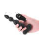 Load image into Gallery viewer, Renegade Reign Black Vibrating Anal Beads With Wireless Remote Control
