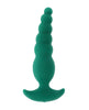 Cargue la imagen en el visor de la galería, Masajeador de cola vibratorio Rattler de Gender X, verde, con textura giratoria

