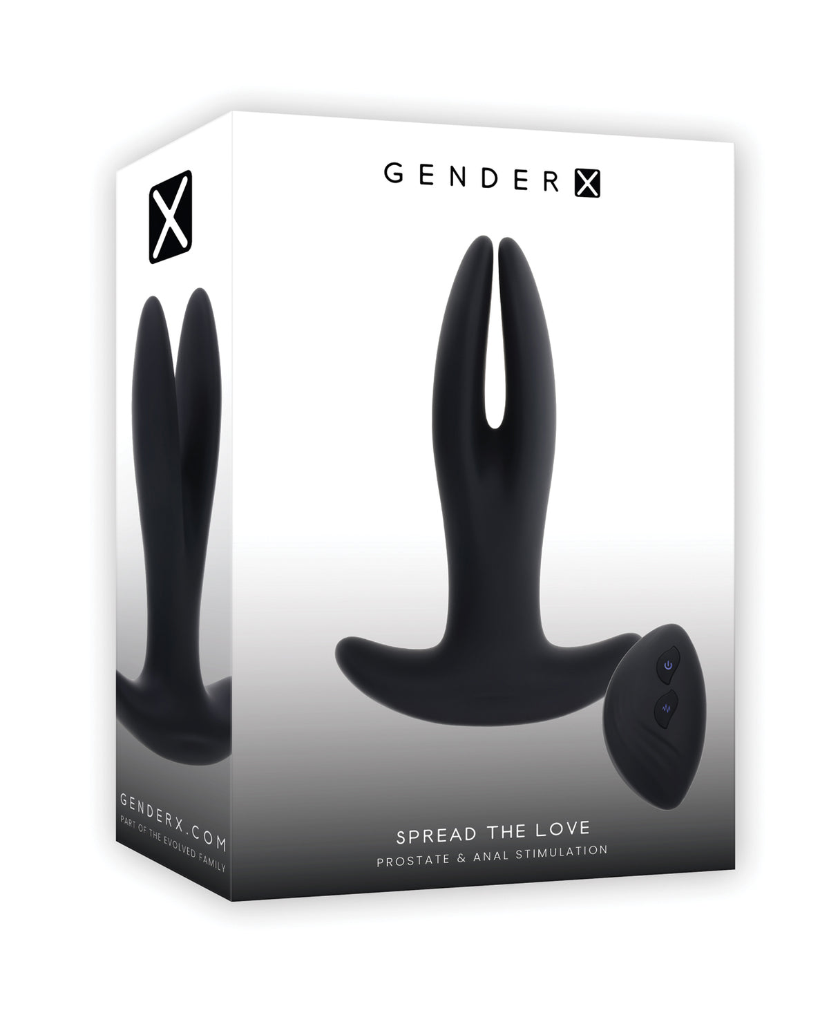 Toy vibrante da dito Gender X per dilatazione con base ergonomica nero