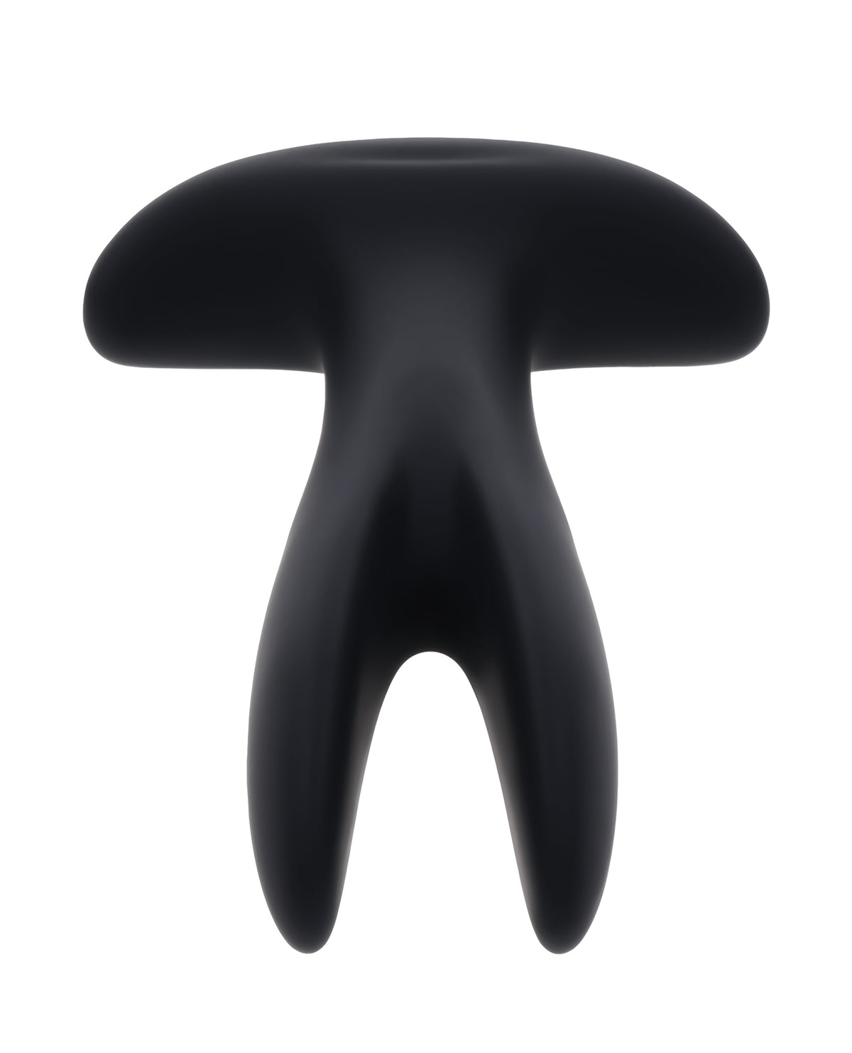 Juguete vibrador para dedos Gender X Spreading con base ergonómica, negro