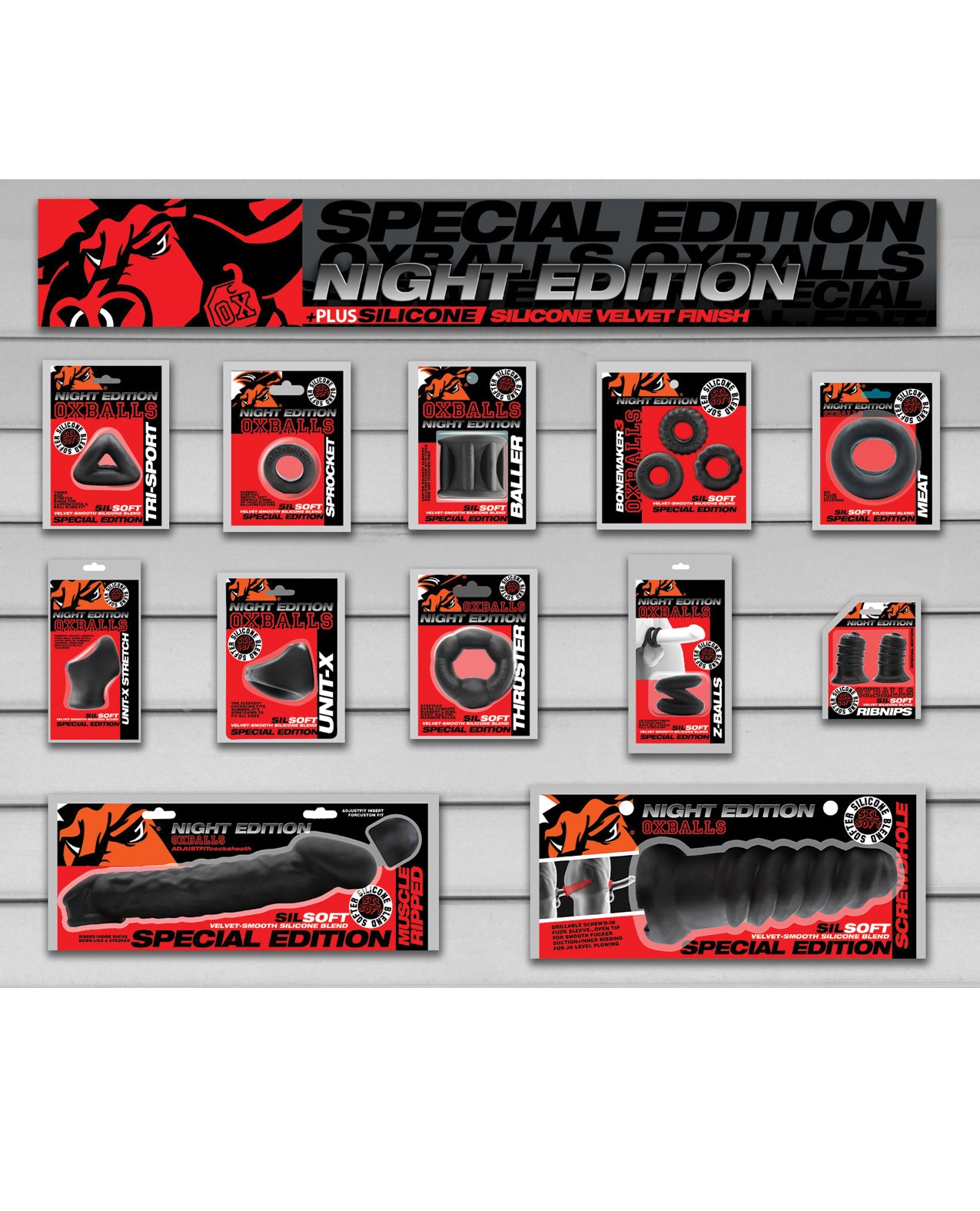 オックスボールズ コア ナイトエディション キット2025 プレミアムゲーミングアクセサリーセット