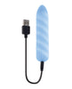 Carregar imagem no visualizador da Galeria, Bullet vibratório de silicone azul-claro Playboy Unicorn Vibe
