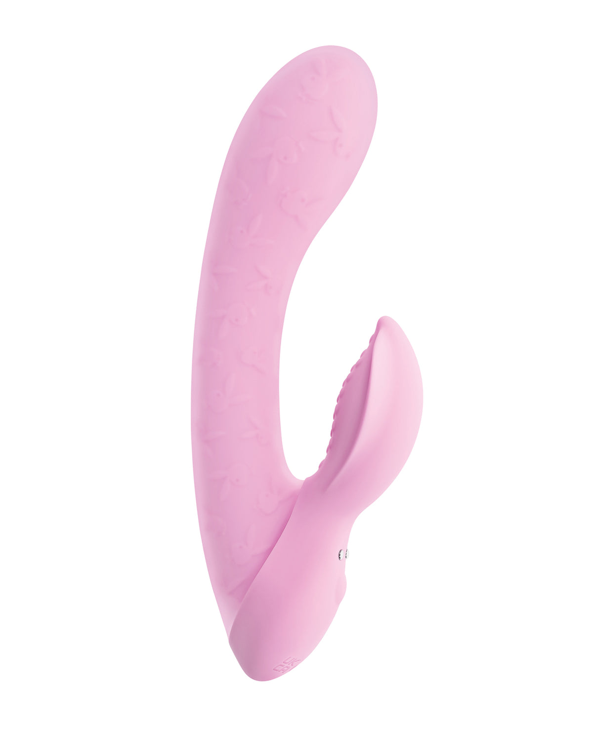 Playboy Pleasure Rabbit Party Pink Dual Vibrator with Texture