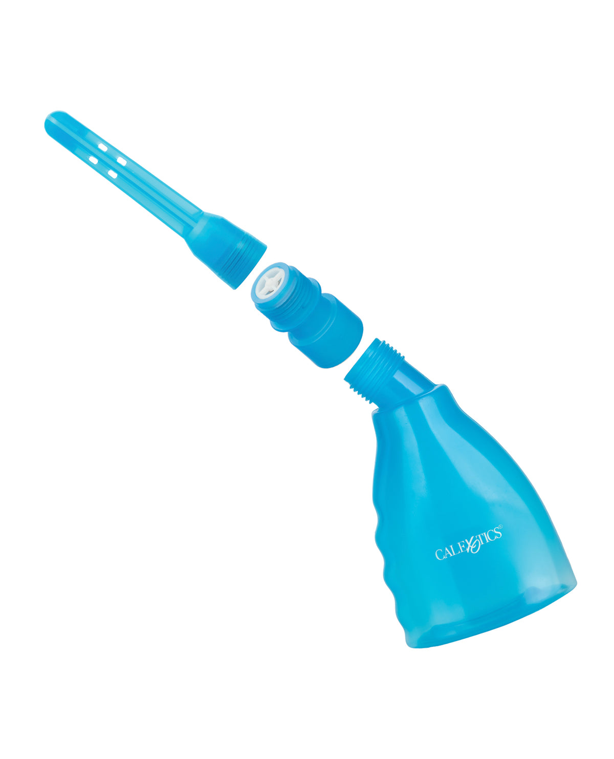 Sistema di pulizia intima Ultimate One-Way Douche con valvola antiriflusso, blu