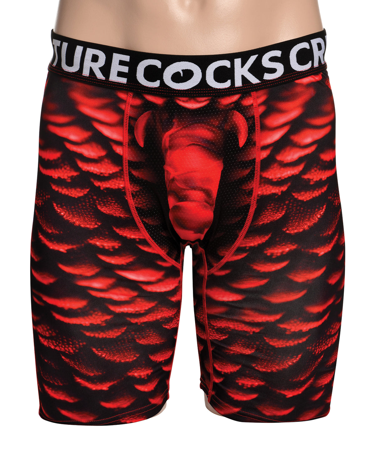 Creature Horny Devil Demon Boxer Shorts With Mesh Pouch Large