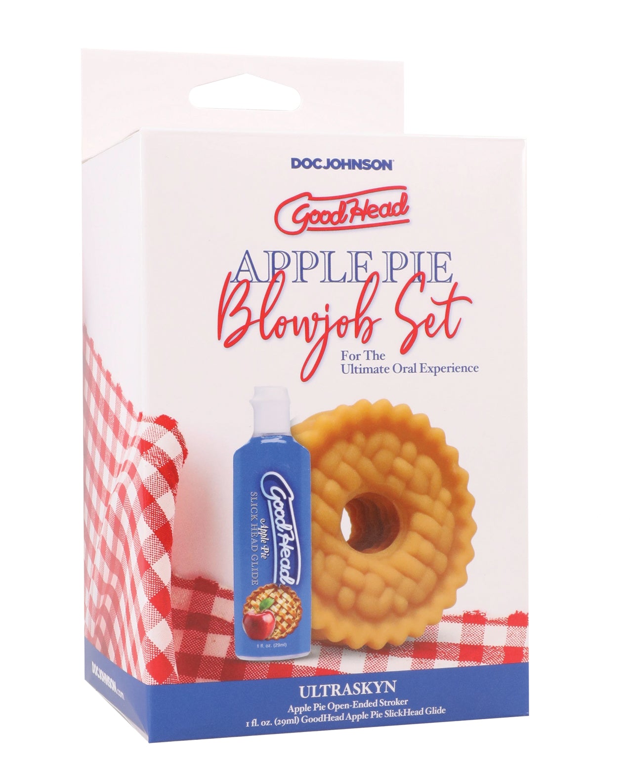 GoodHead Apple Pie Blowjob Stroker Set Includes Flavored Lube