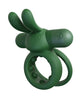 Load image into Gallery viewer, Screaming O Rechargeable Ohare Rabbit Ear Vibrating Cock Ring Green

