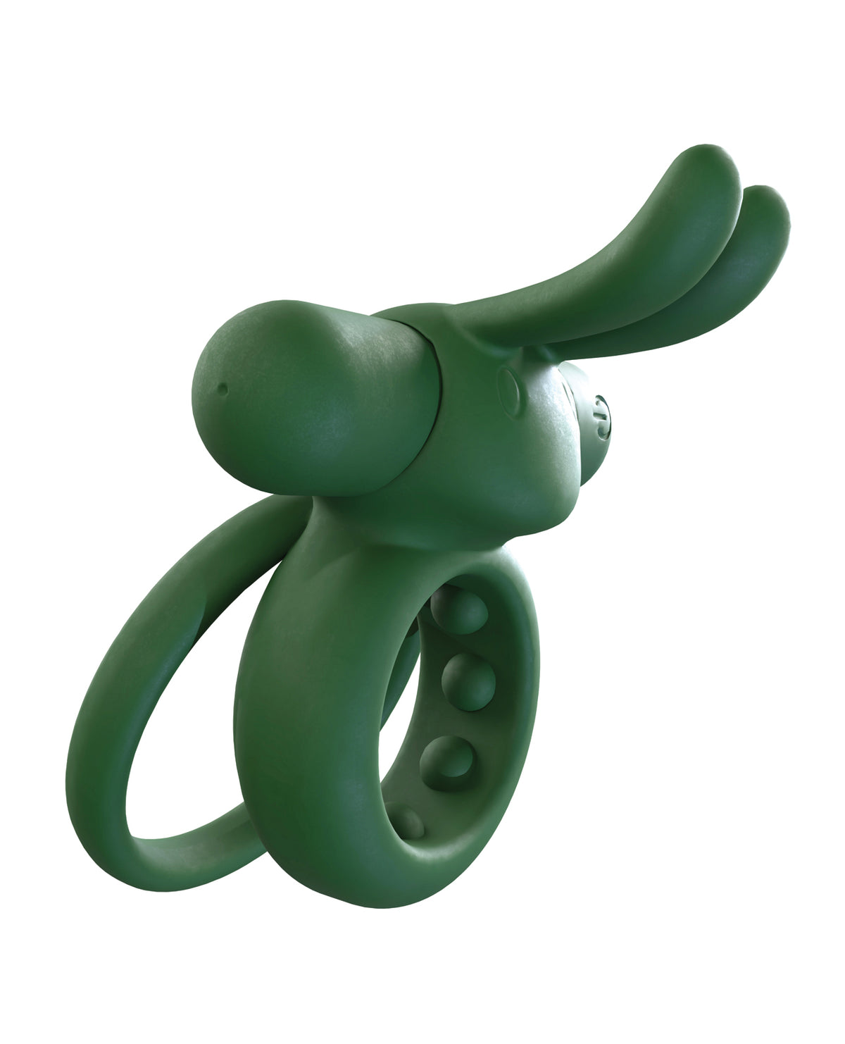 Screaming O Rechargeable Ohare Rabbit Ear Vibrating Cock Ring Green