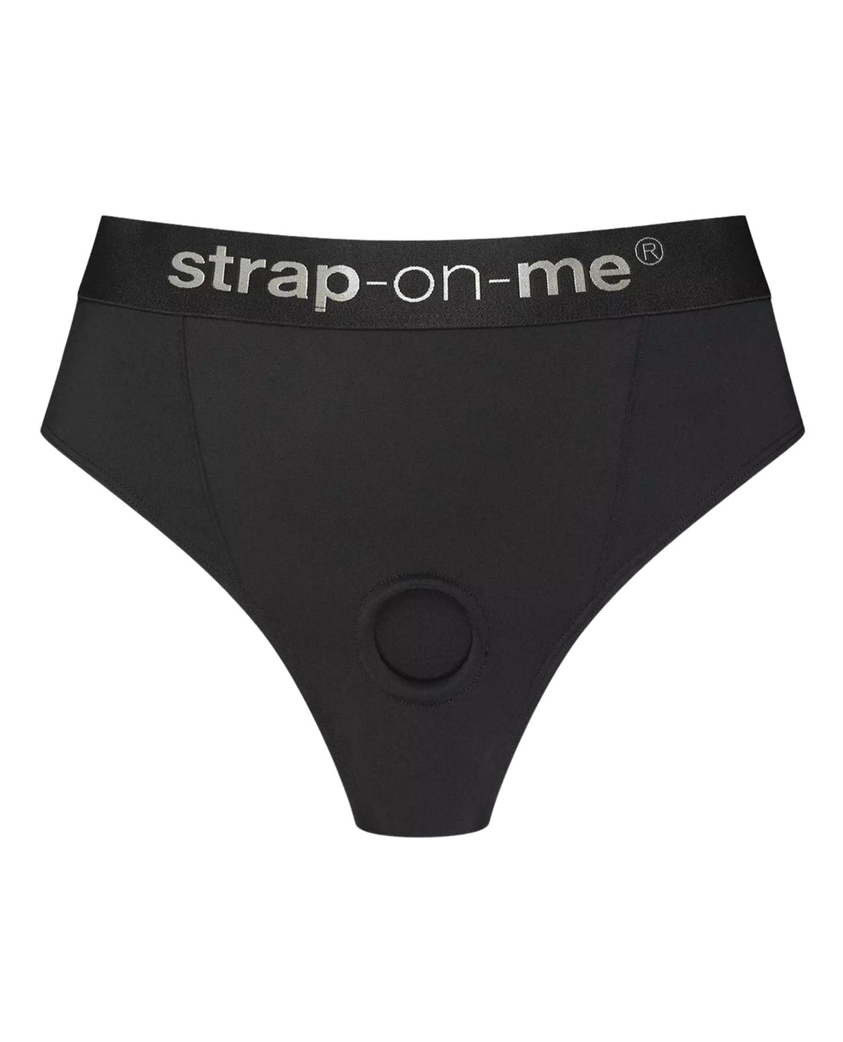 Arnés de lencería vintage de cintura alta negro Strap On Me Idole