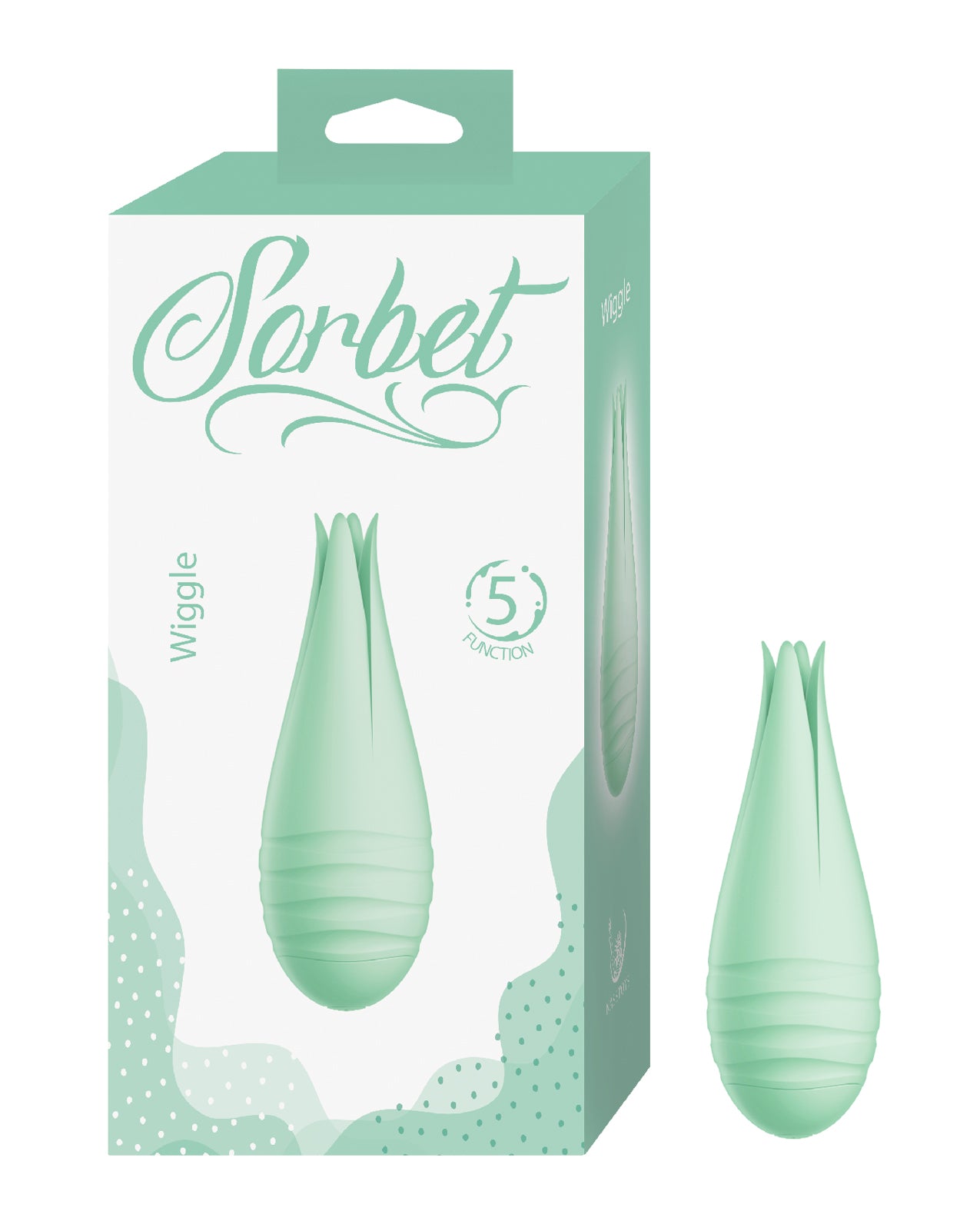 Vibrador bala Nasstoys Mint Sorbet apto para viajes con punta dividida
