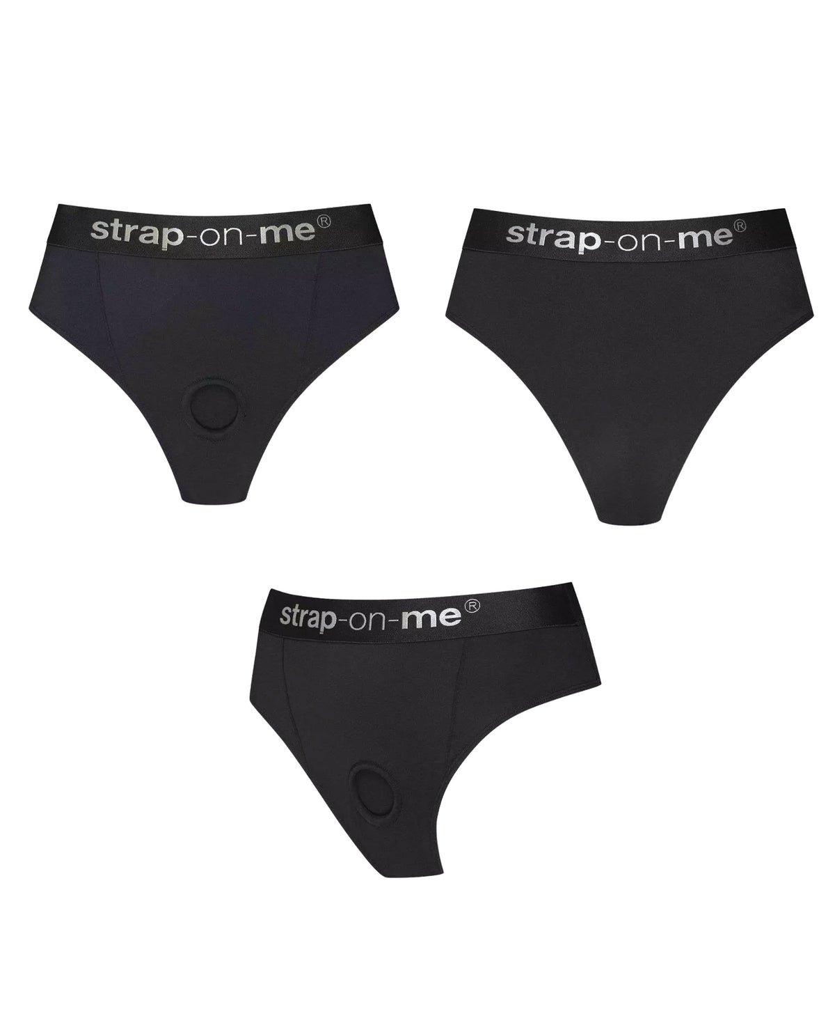 Strap On Me Idole ham de lenjerie modelator, cu talie înaltă, negru