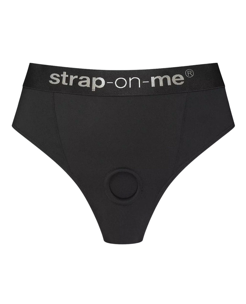 Load image into Gallery viewer, Strap On Me Idole Black High Waist Shaping Lingerie Harness Large
