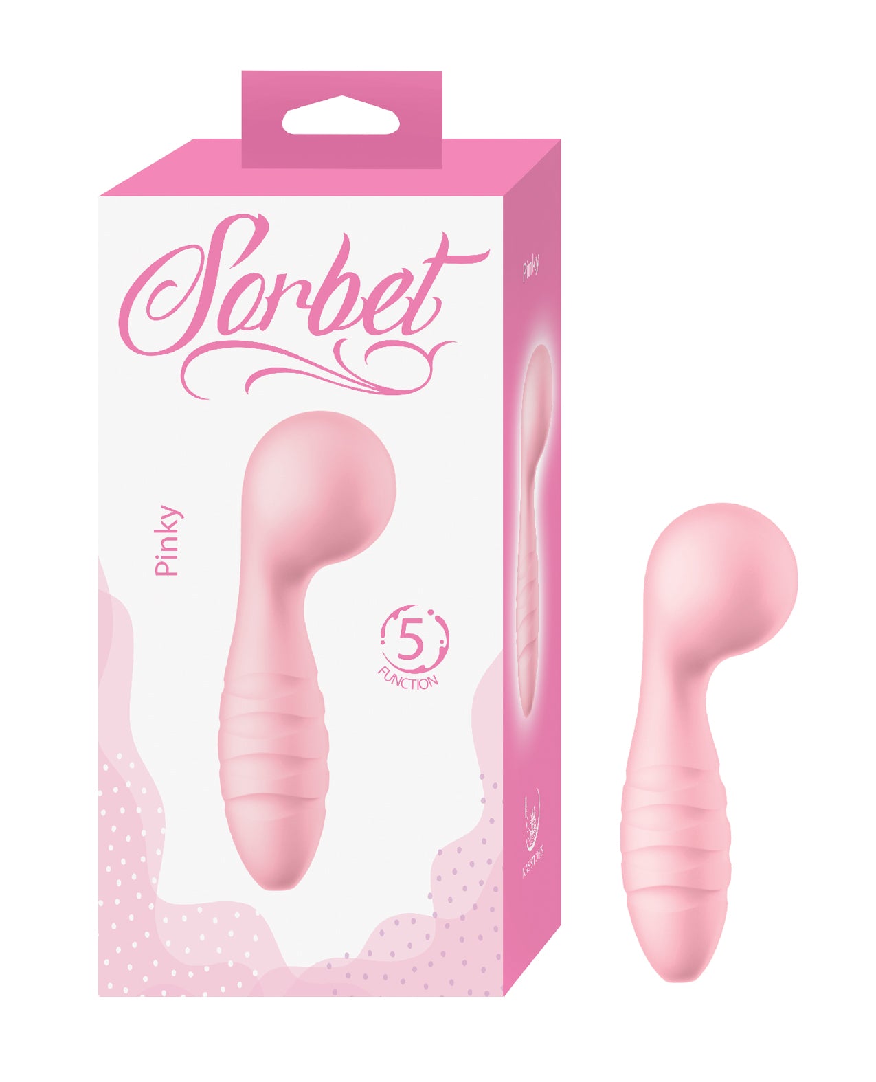 Vibrador de clítoris tipo bala de silicona Nasstoys Sorbet Pinky