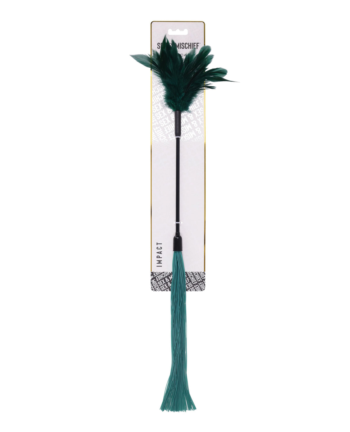 Sex And Mischief Indica Dual Ended Feather And Silicone Tickler