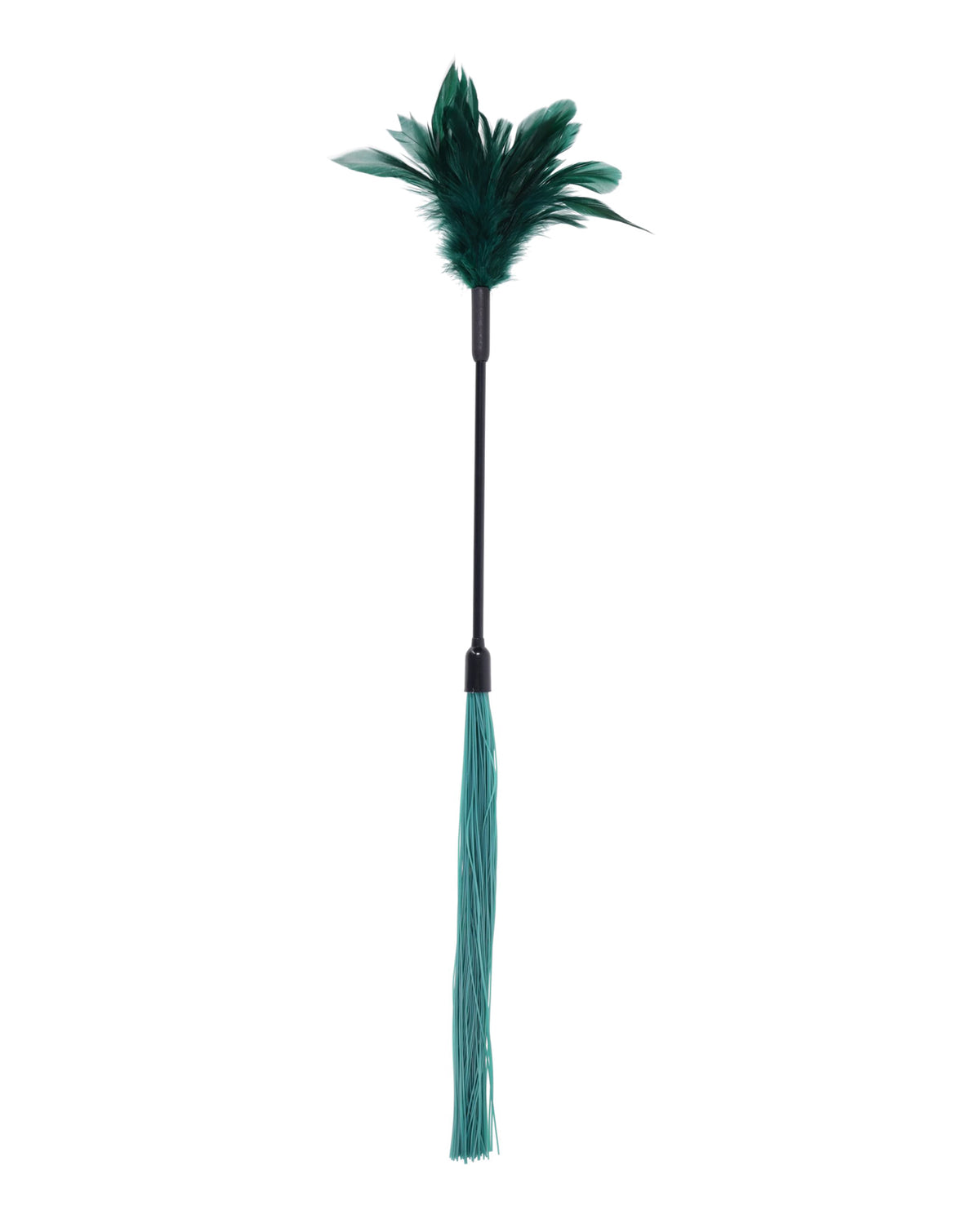 Cosquilleador de plumas y silicona de doble extremo Sex And Mischief Indica