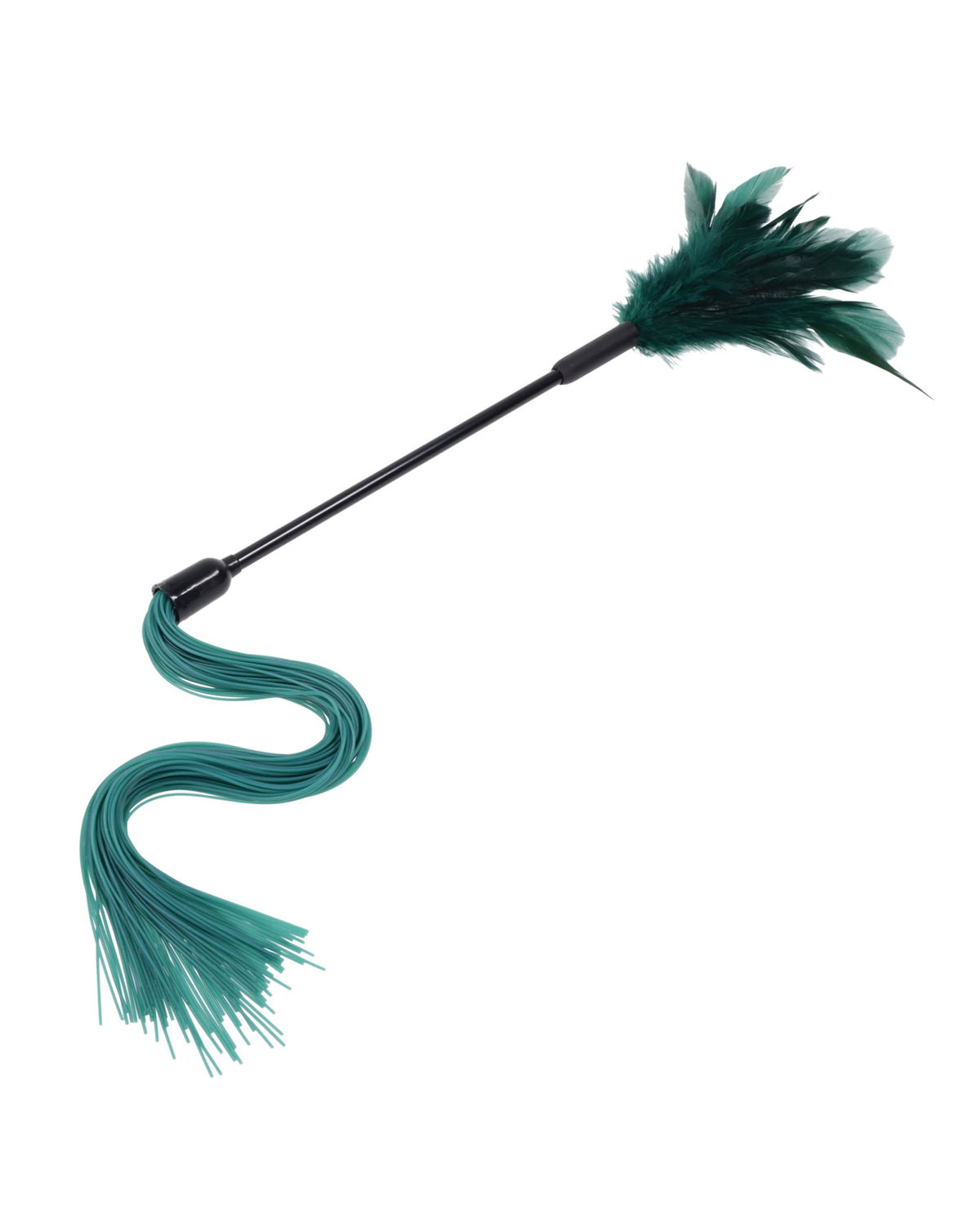 Cosquilleador de plumas y silicona de doble extremo Sex And Mischief Indica
