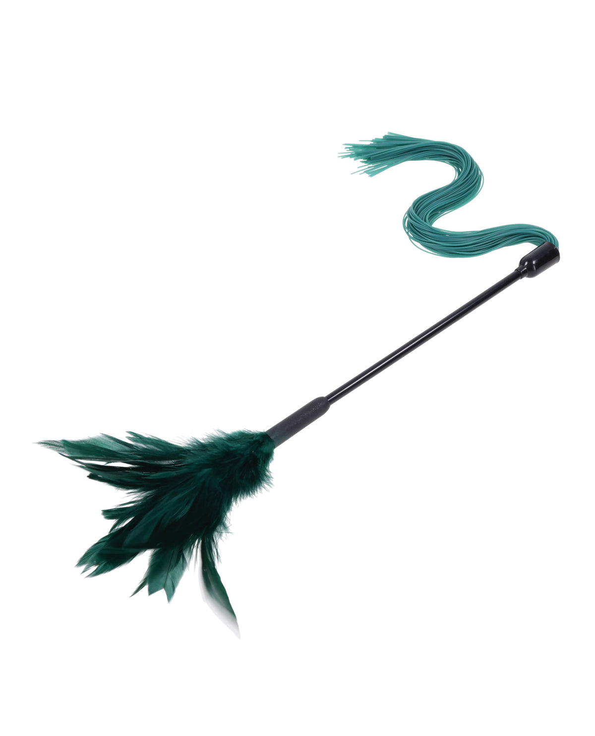 Cosquilleador de plumas y silicona de doble extremo Sex And Mischief Indica