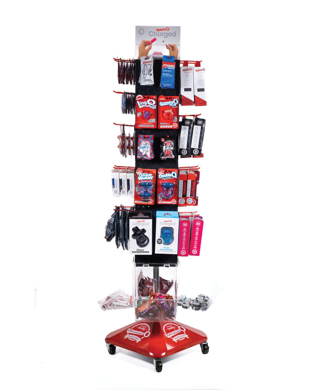 Screaming O Spinning Floor Display Rack For Adult Novelty Retailers