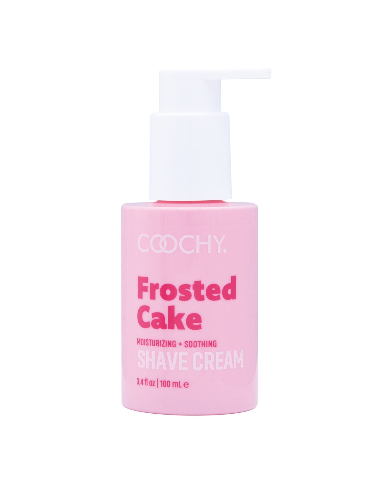 Crème à raser Coochy Frosted Cake 3.4 Oz à la vanille et au jojoba