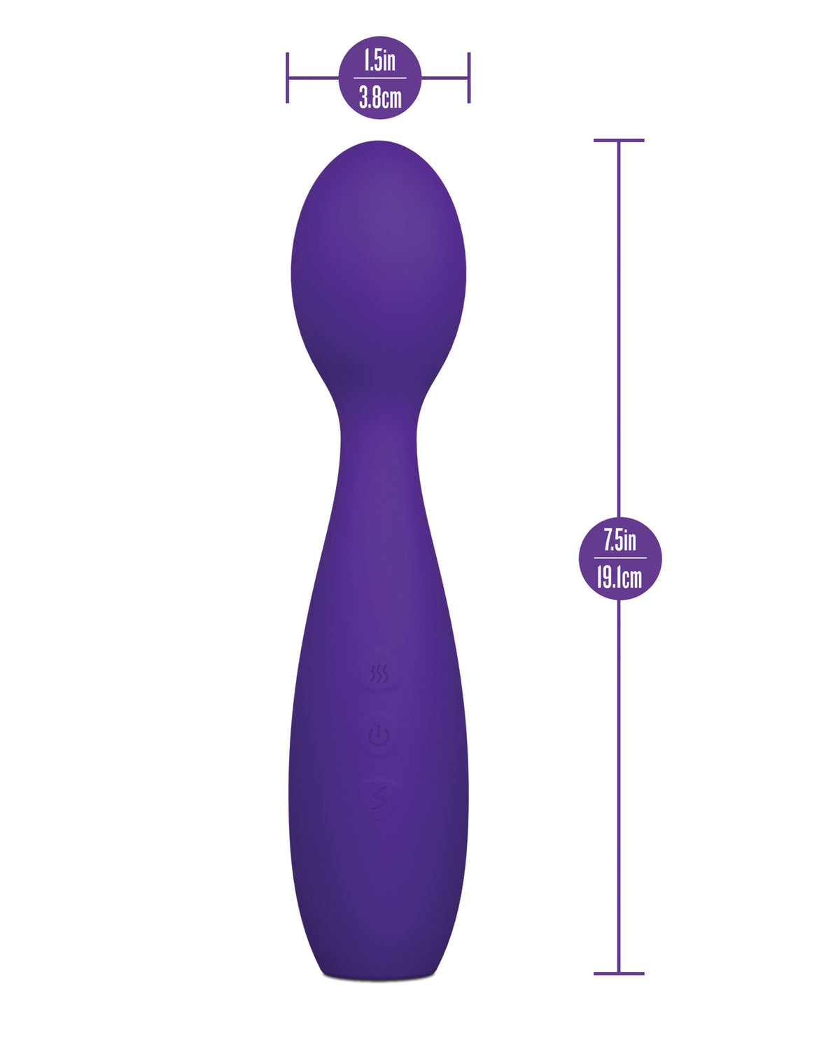 Velvet High 15 Modes Vibrating Wand With Powerful Full Body Massage Relief