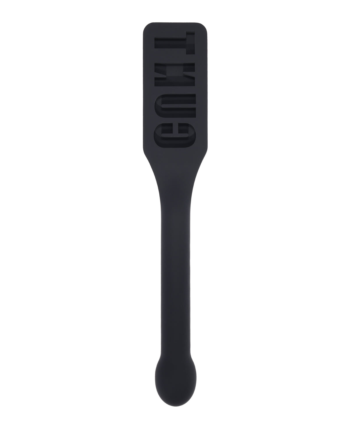 Paleta de silicona flexible Edge Cunt negra, accesorio para azotes